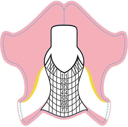 Φόρμες Νυχιών UpLac Wide 100τμχ Ροζ