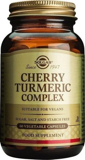Solgar Cherry Turmeric Complex 60 Φυτικές Κάψουλες