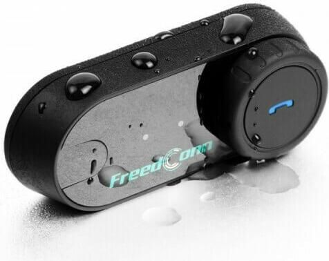 Ενδοεπικοινωνία FreedConn T-COM VB Μονή για Κράνος Μηχανής με Bluetooth 800m