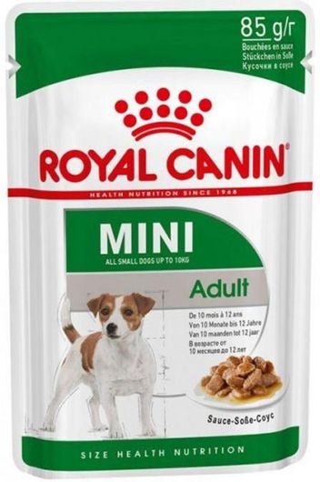 Υγρή Τροφή Σκύλου Royal Canin με Κρέας για Μικρόσωμα Κουτάβια σε Φακελάκι 85gr
