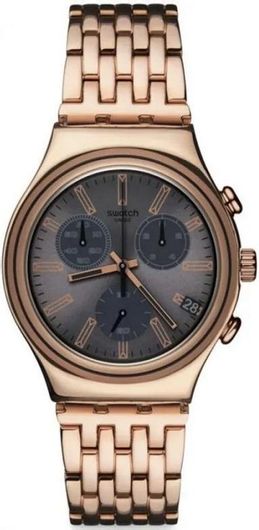 Γυναικείο Ρολόι Swatch YCG411GD με Μεταλλικό Μπρασελέ Ροζ Χρυσό