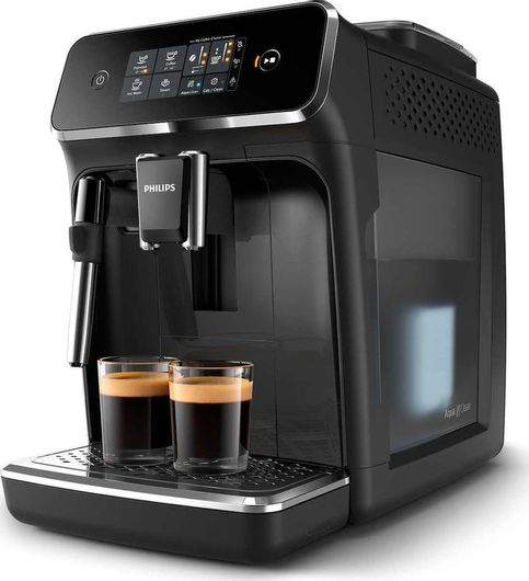 Philips Αυτόματη Μηχανή Espresso 1500W Πίεσης 15bar με Μύλο Άλεσης Μαύρη