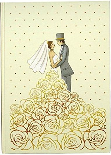 Ευχολόγιο Γάμου 621534 Γαμπρός & Νύφη Μπεζ