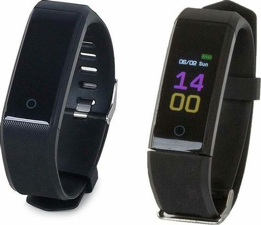 Activity Tracker 06187 με Μετρητή Βημάτων Καρδιακού Ρυθμού και Θερμίδων Μαύρο