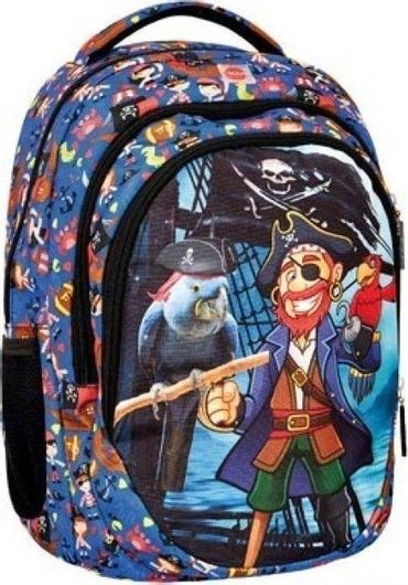 Σχολική Τσάντα Δημοτικού Πλάτης Lyc Sac Jack Parrot Πολύχρωμο