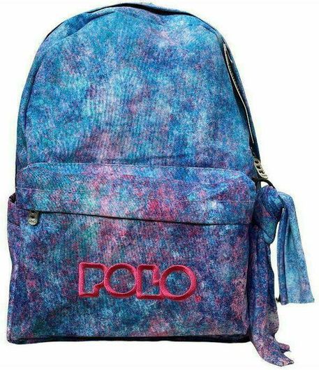 Σχολική Τσάντα Γυμνασίου / Λυκείου Πλάτης Polo Original Γαλάζιο