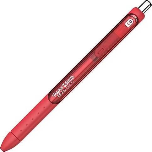 Papermate Inkjoy Retractable Στυλό Gel 0.7mm Κόκκινο με Κόκκινο Μελάνι