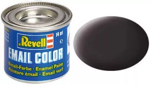 Χρώμα Μοντελισμού Revell 06 Μαύρο Matt Tar Black 14ml