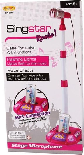 Μικρόφωνο Sing Star με Βάση & Σύνδεση σε MP3 29.8118MU