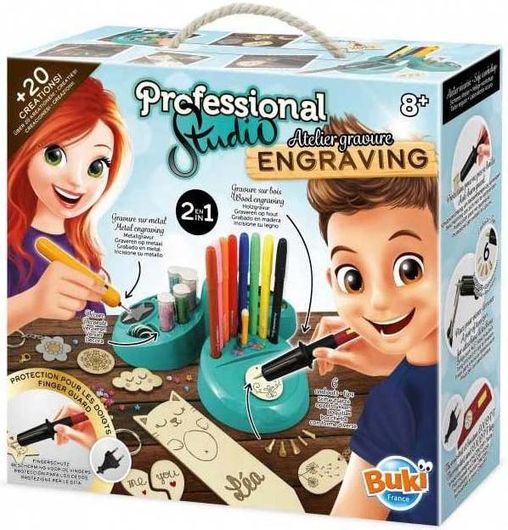 Παιδική Χειροτεχνία Buki Στούντιο Χαρακτικής Ξύλου για 8+ Ετών