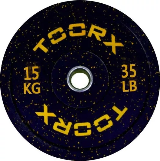 Δίσκος Ολυμπιακός Bumper Crumb 15kg 45cm DBCR15 Toorx