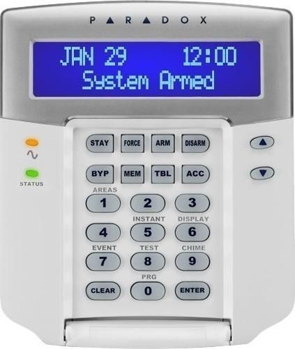 Πληκτρολόγιο Συναγερμού Paradox K641+ με Οθόνη Λευκό