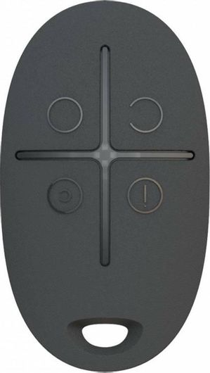 Τηλεκοντρόλ Συστημάτων Συναγερμού Ajax Systems Space Control Μαύρο