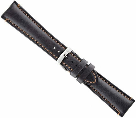 Λουρί Ρολογιού Morellato Derain Pull Up Δερμάτινο 20mm A01X4434B09019CR20 Μαύρο