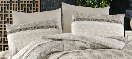 Μαξιλαροθήκη Dimcol Ηλέκτρα 361με Φάσα 50x70εκ Μπεζ