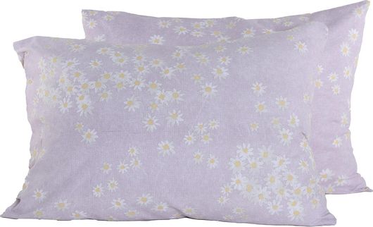 Μαξιλαροθήκη Nef-Nef Daisario με Φάσα 52x72εκ Μοβ