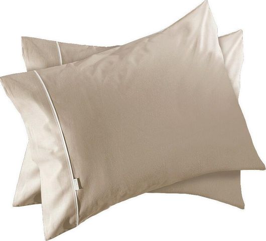 Σετ Μαξιλαροθήκες Guy Laroche Reserve με Φάσα 52x72cm Μπεζ