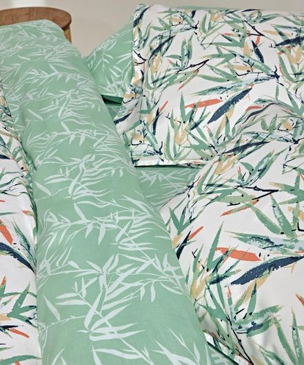 Σετ Μαξιλαροθήκες Kentia Carly Oxford 29 50x70cm Πράσινο