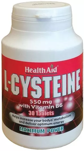 Health Aid L- Cysteine 30 ταμπλέτες