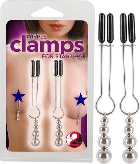 Σφιγκτήρες Θηλών Nipple Clamps For Starters 8 Gr