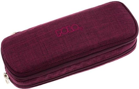 Σχολική Κασετίνα Polo Διπλή Duo Box Jean 937004-4800 Μωβ Τζιν
