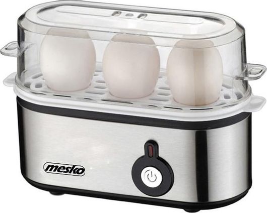 Βραστήρας Αυγών Mesko MS-4485 3 Θέσεων 350W Ασημί