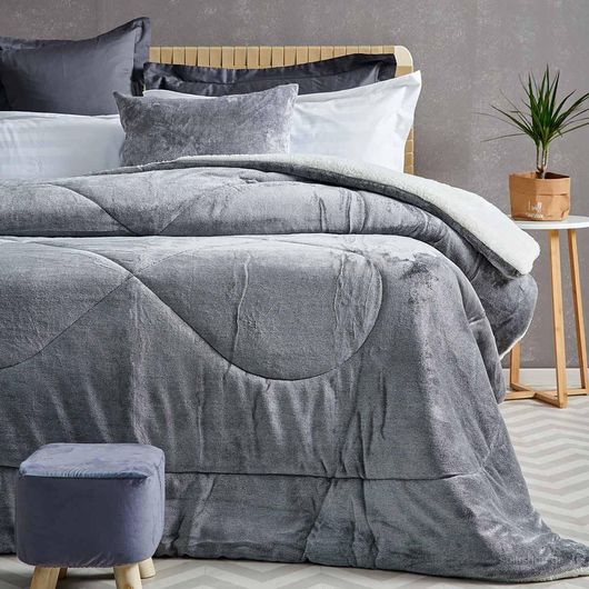 Κουβερτοπάπλωμα Palamaiki Μονό 160x240 Γκρι