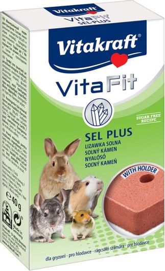 Πέτρα Vitakraft Sel-Plus με Αλάτι για Όλα τα Τρωκτικά 1τμχ 40gr