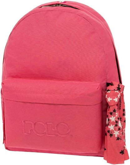 Σχολική Τσάντα Γυμνασίου / Λυκείου Polo Original 600D Πλάτης Φούξια