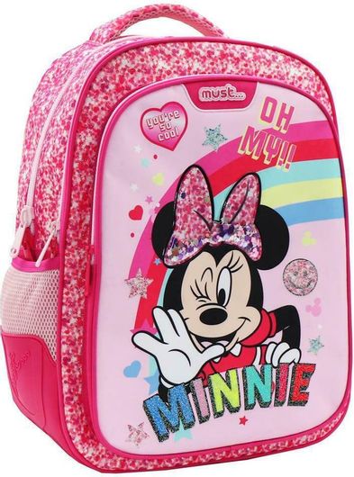 Σχολική Τσάντα Δημοτικού Must Minnie Oh My Πλάτης Ροζ