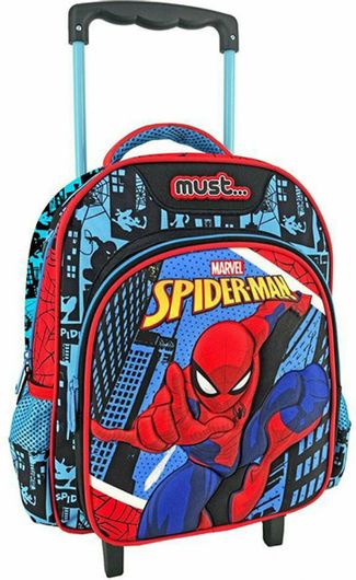Σχολική Τσάντα Νηπίου Must Spiderman Τρόλεϊ Πολύχρωμο