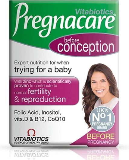 Vitabiotics Pregnacare Before Conception Συμπλήρωμα για την Εγκυμοσύνη 30 Κάψουλες