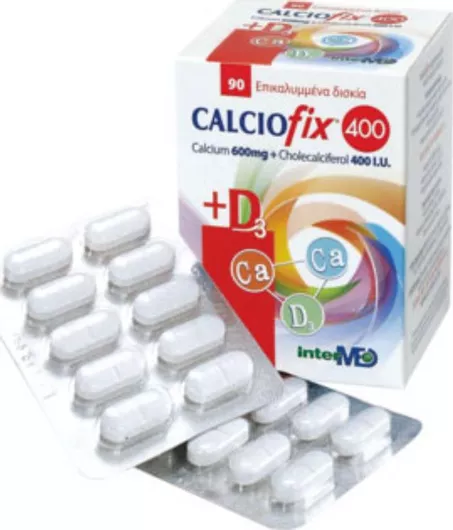 InterMed Calciofix & D3 600mg 90 Ταμπλέτες