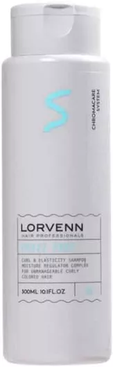 Σαμπουάν Lorvenn Frizz Free Curl & Elasticity Ενυδάτωσης & Λείανσης για Σγουρά Μαλλιά 300ml
