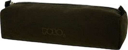 Σχολική Κασετίνα Polo Wallet Βαρελάκι με 1 Θήκη Μαύρο