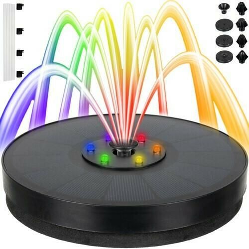 Ηλιακό Φωτιστικό Malatec 40857 Δαπέδου RGB Μαύρο