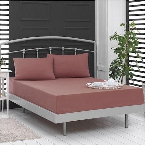 Σεντόνι Beauty Home 1999ΣΕΓΙ King Size Βαμβακερό 270x265cm Ροζ