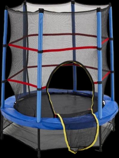 Τραμπολίνο Παιδικό Oxford Home με Δίχτυ 140x160cm Μπλε