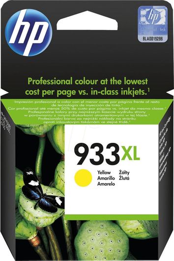 Μελάνι Inkjet HP 933XL Κίτρινο High Yield 825 Σελίδων