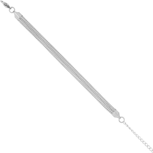 Αλυσίδα Visetti Χειρός από Ατσάλι Λεπτή Πάχους 6.3mm Φαρδιά Πάχους 6.3mm και Μήκους 19cm