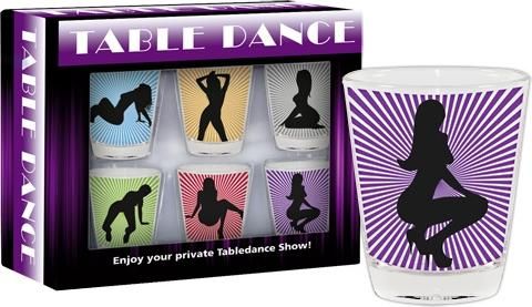 Sexy Δώρο Σφηνάκια Table Dance 6 τμχ