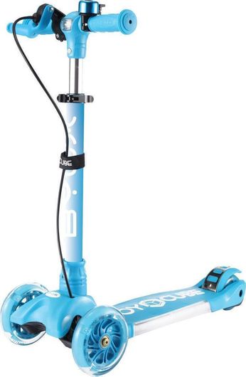 Παιδικό Πατίνι Byox Αναδιπλούμενο Cube Τρίτροχο για 3+ Ετών Μπλε