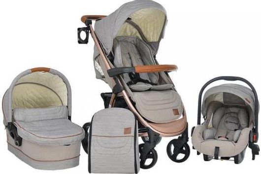 Πολυκαρότσι Bebe Stars Malibu 3 σε 1 Μπεζ