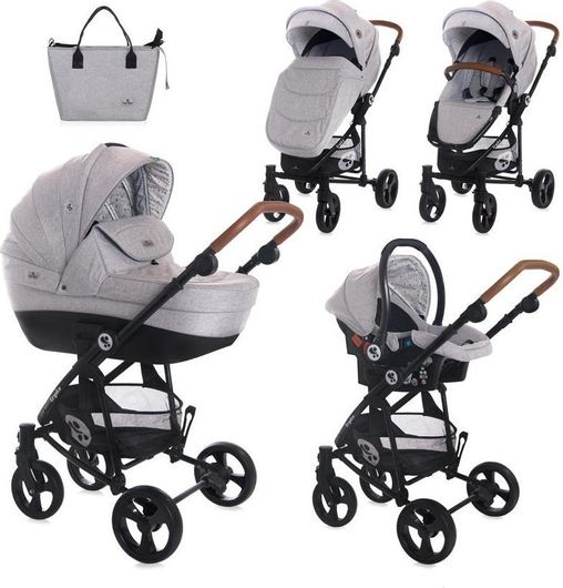 Πολυκαρότσι Lorelli Crysta 3 σε 1 Opaline Γκρι