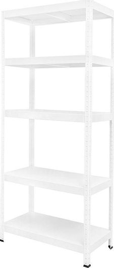 Ραφιέρα Kovona Drumy Dexion με 5 Ράφια 180x100x40cm Λευκό