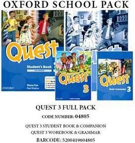 Quest 3 Full Pack 04805 με Student's Book & Workbook & Grammar