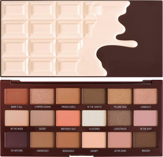 Παλέτα Σκιών Ματιών Revolution Beauty I Heart Revolution Nudes Palette