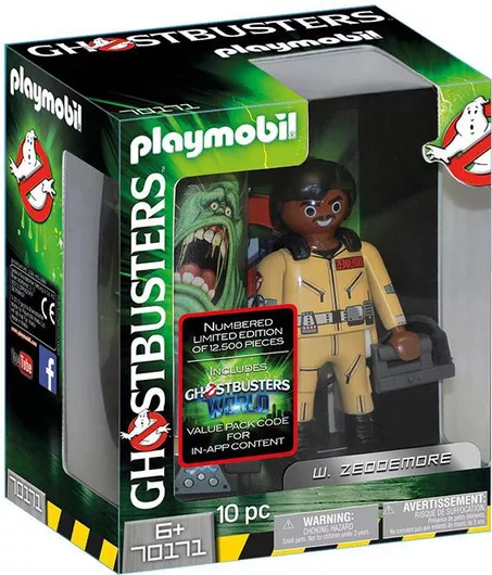 Playmobil Ghostbusters Συλλεκτική Φιγούρα Γουίνστον Ζέντμορ #70171