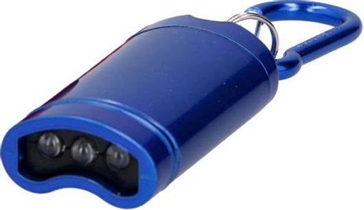 Φακός Μπρελόκ Grundig με 3 LED, Λευκό Φωτισμό και γάντζο Μπλε