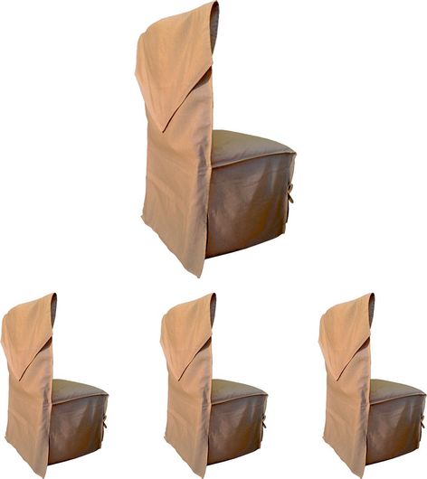 Καλύμματα Καρέκλας Palatex Λονέτα Σετ 4τμχ Μπεζ